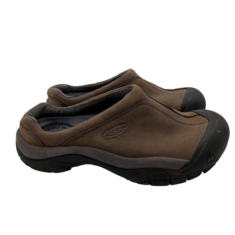 KEEN Kaci Slide Low Loafer Clogs Leather Slip On Shoes Womens 6.5 Waterproof
